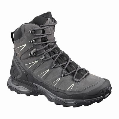 Salomon X ULTRA TREK GORE-TEX - Naisten Vaelluskengät - Mustat/Harmaat